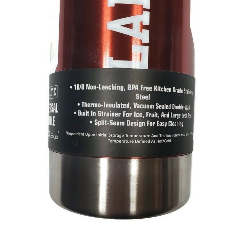 NCAA Oklahoma Sooners Universal Ultra Water Drink Bottle Stainless Steel 25oz - Picture 4 of 5